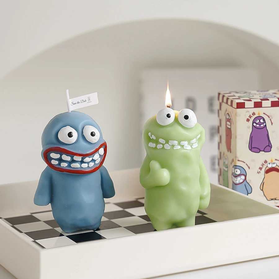 1PCS Clay Man Monster Scented Candle Wholesale Funny New Year fragrance Birthday Gift With Hand Gift Handcrafted Scented Candle H260326