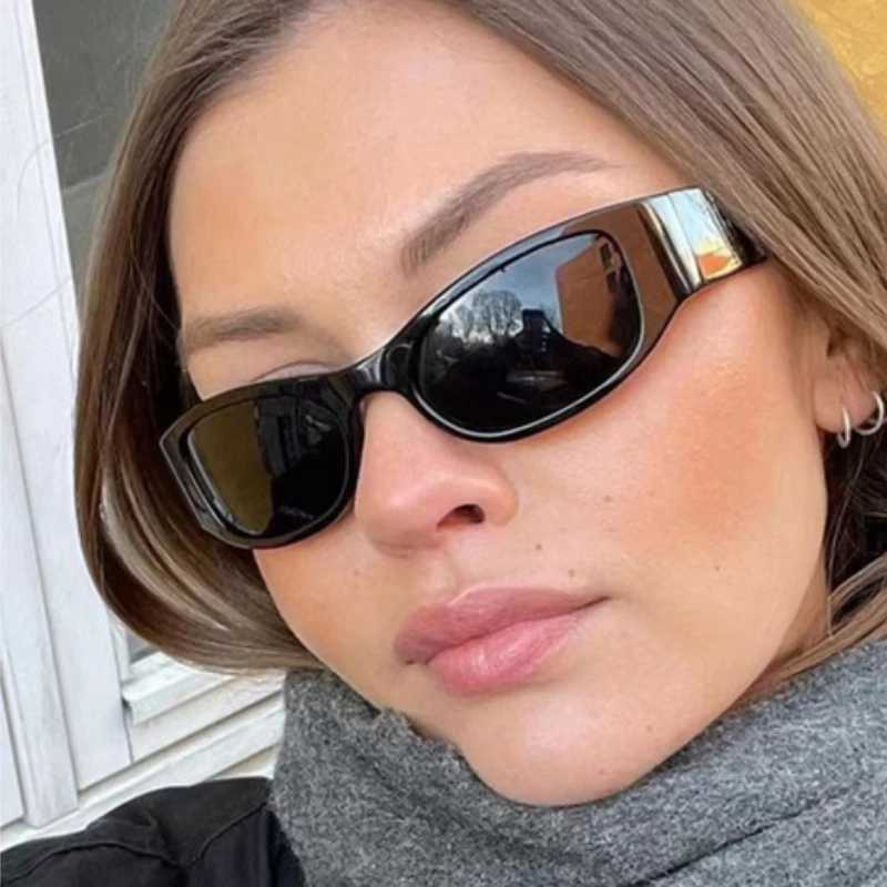 Small Frame Y2K Sunglasses Men Ins Personality Brand Designer Square Sun Glasses Women Futuristic Style Cycling Eyewear Christma D260326