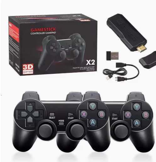 X2 Home Game Console Latest Upgraded Model with Heat Dissipation Holes Wireless Controller 3D Classic Nostalgic Games C2603260