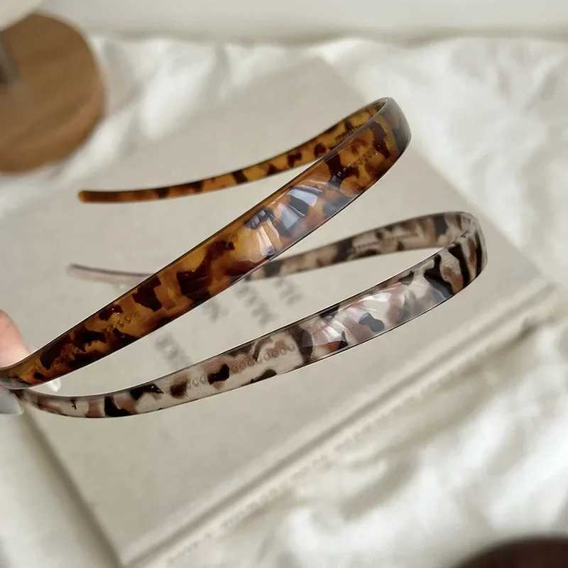 New Leopard Pattern Retro Hairband U-shaped Niche Design Headbands Classic Simple Korean StyleHeadband for Woman Girls D260326