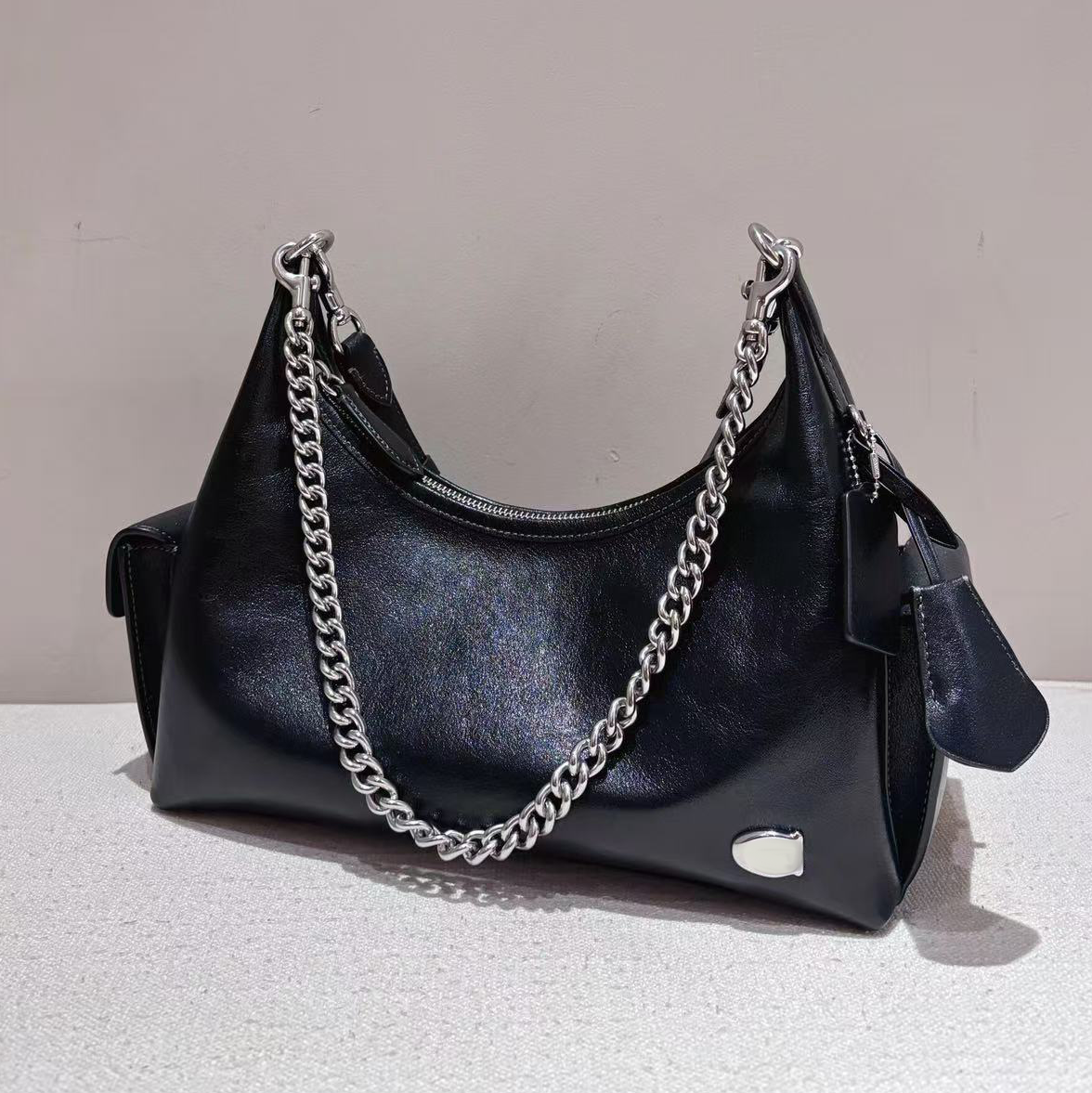 High quality designer bag POCKET JULIET 30 bag Luxury handbags chain Shoulder bag Womens crossbody leather Underarm bag tote fashion pochette armpit bag Evening Bag
