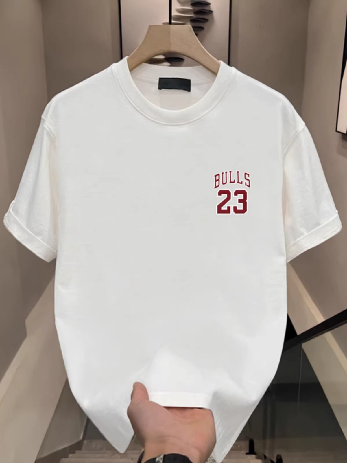 Men's Summer Vintage American Basketball T-Shirts | Streetwear 100% Cotton Oversized Athletic Casual Tees