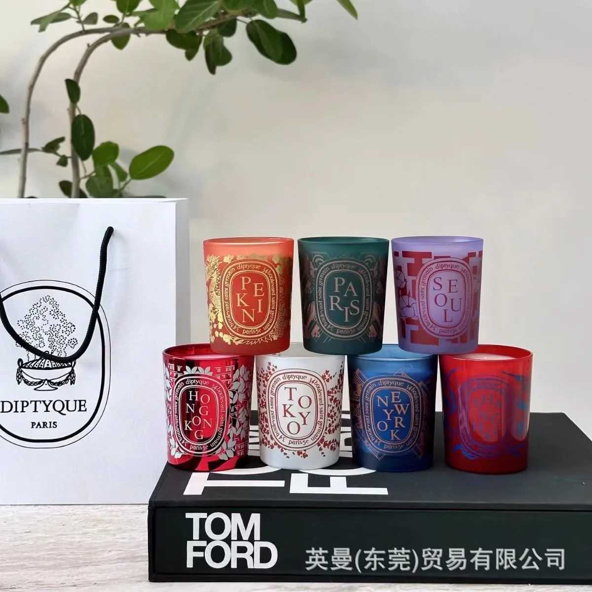 City limited aromatherapy candle 190g Beijing Shanghai New York Tokyo gift fragrance gift box H260326