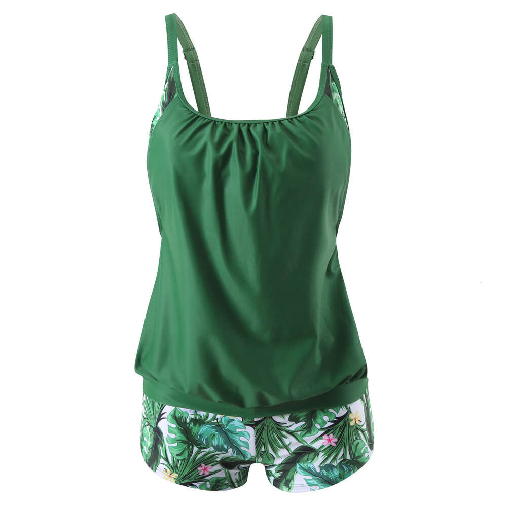 Swimsuits designer womens maillot de bain New European and American Plus Size Women's Quick-Dry Shorts and Tank Top Conserva