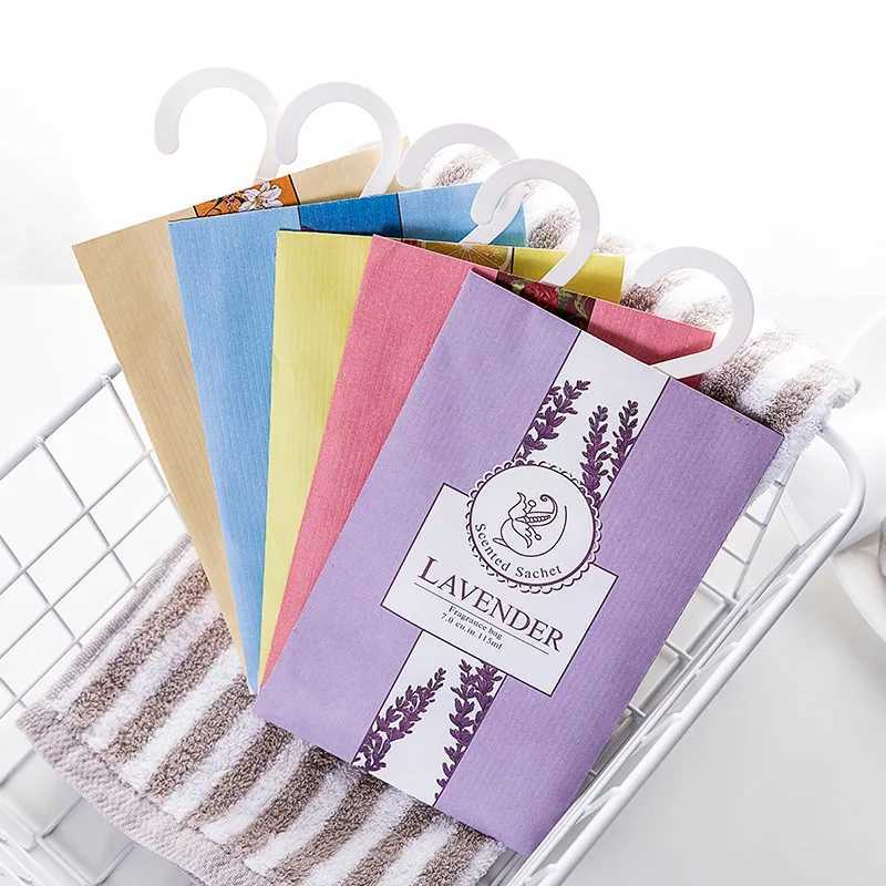 3/6pcs Natural Sachet Aromatherapy Bag Hanging Fragrant Sachet For Wardrobe Closet Car Fragrance Air Freshening Home Supplies H260326