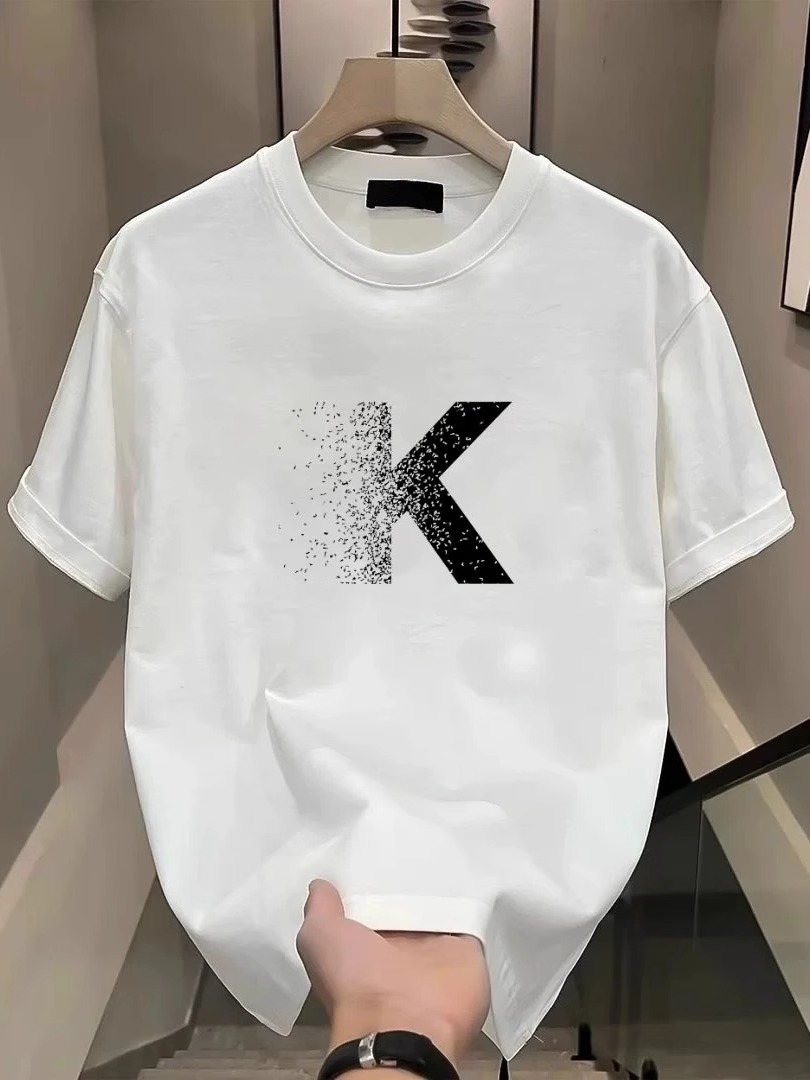 Summer Premium Luxury Heavyweight Cotton T-Shirts | Trendy High-Street Casual Versatile Crew Neck Short Sleeve Tops