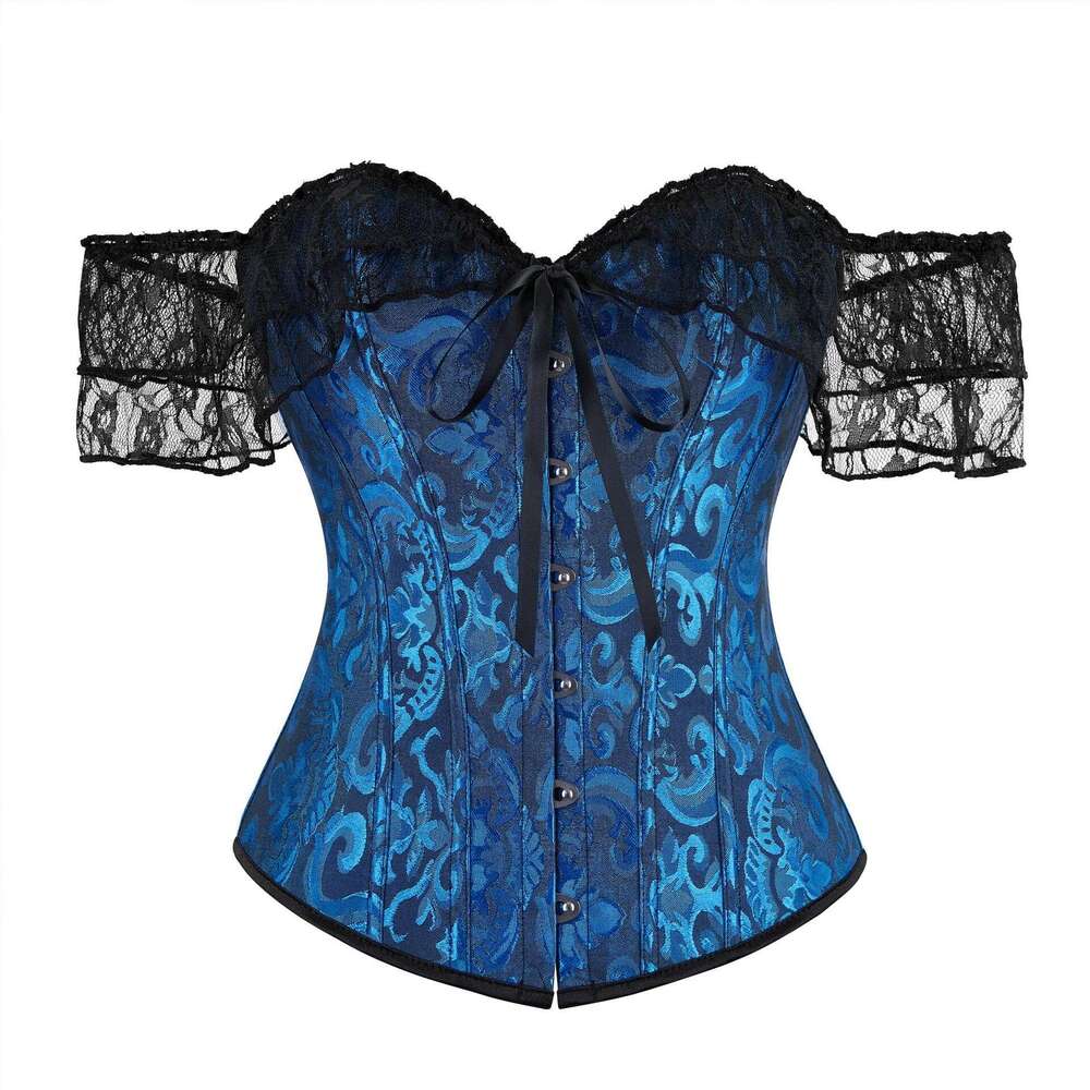 Corset Tops for Women Bustier Shapewear Lingerie Lace Waist Push Up Corset - view 5