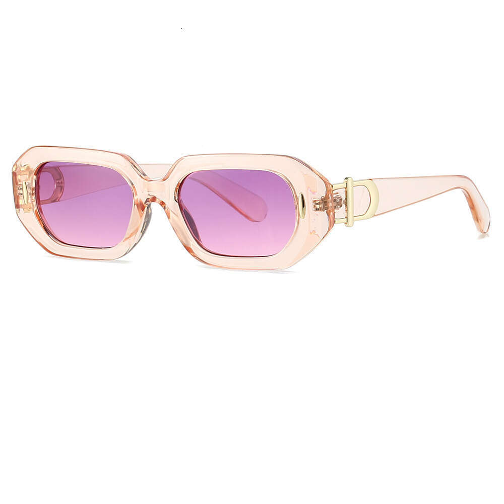 New Small-Frame Fashion Retro Personality European And American INS Style Trendy Sunglasses For Women Street Photography Sunshade Glasses Chunjinqiuli