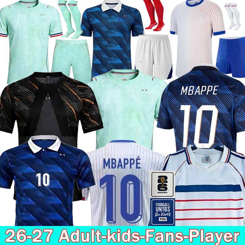 france jersey world cup 2026 French Soccer Jerseys MBAPPE DEMBELE BARCOLA OLISE EKITIKE 2024 2022 Maillots football shirt equipement Kids fans player men kids kit