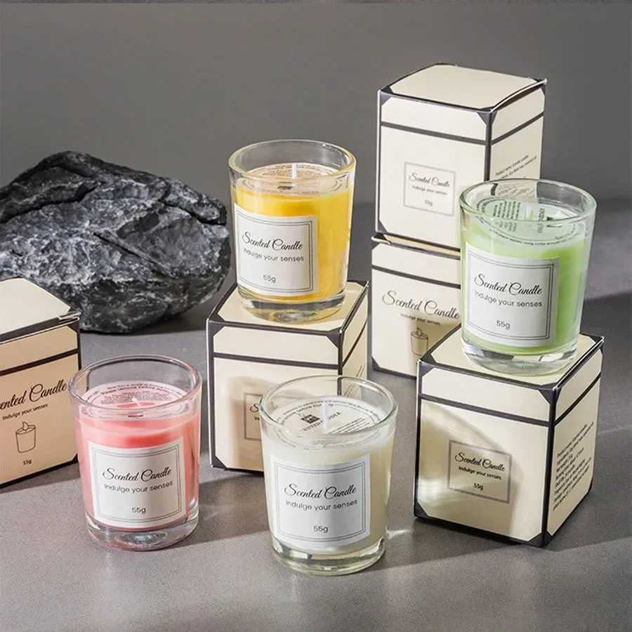 Candle Fragrance Atmosphere Companion Gift Hotel Clubhouse Smoke free Aromatherapy Candles H260326