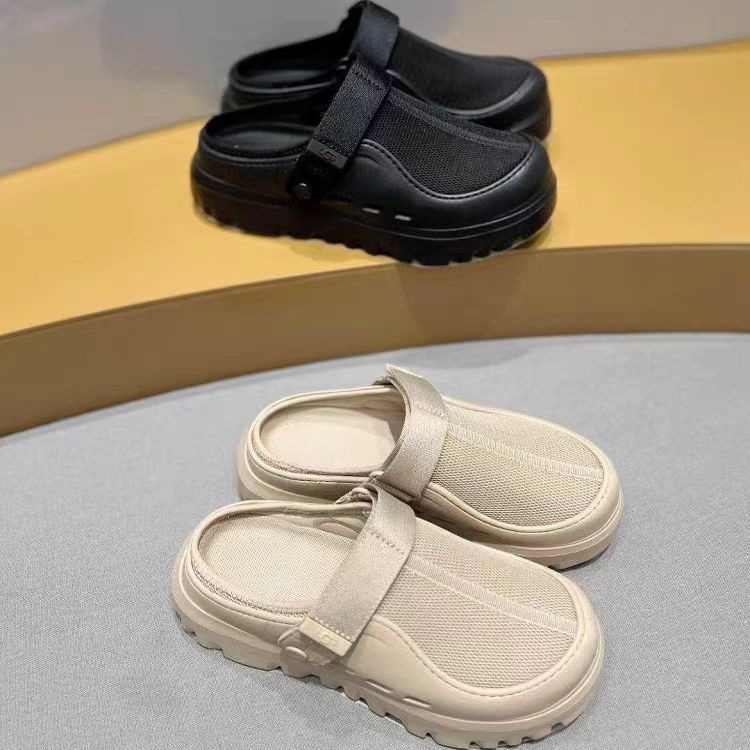 2026 new thick soled height increasing casual sandals breathable and lightweight outdoor fashionable beach shoes for women and men