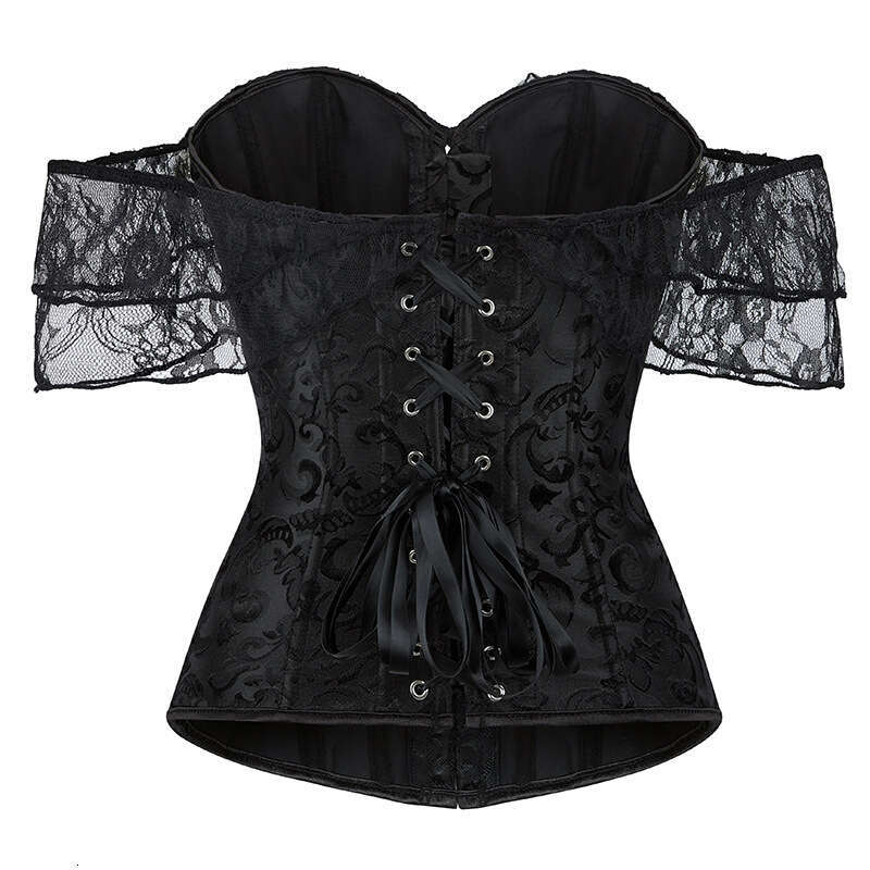 Corset Tops for Women Bustier Shapewear Lingerie Lace Waist Push Up Corset - view 3