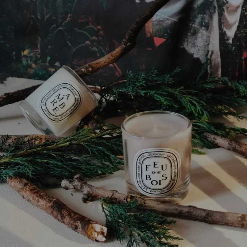 Classic Aromatherapy Candle Baies Natural Plant Essential Oil Scented Candle Figuier Fragrance Decoration Christmas Home Gift H260326