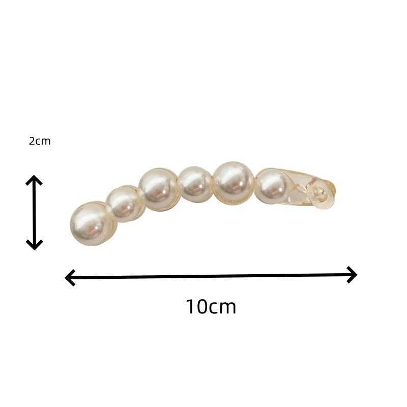 multi-pearl long hair clip hair claw for ladies girls womens hair accessories H260326