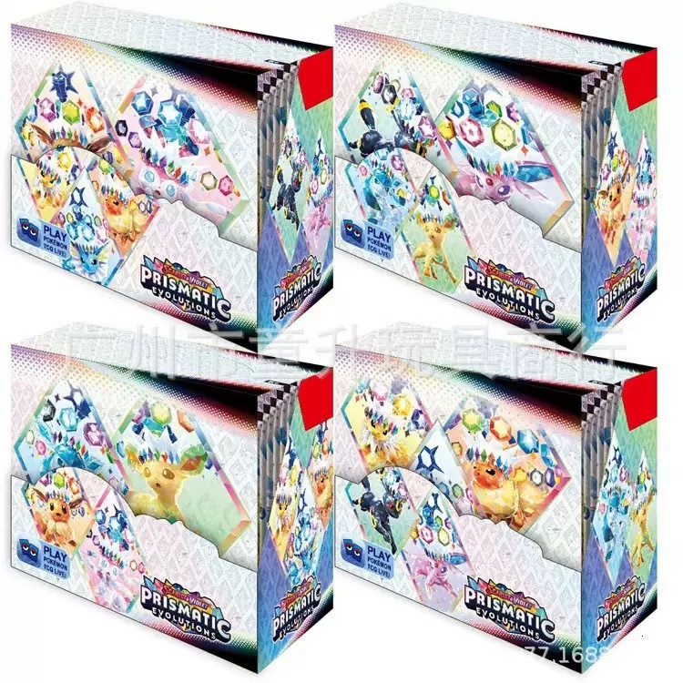 Pokemon Cards Prismatic Evolutions Shrouded Fable Fusion Strike Blind Box 360pc/1box