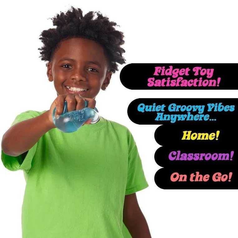 Needoh Nice Cube Antistress Sensoriale Giocattolo per Ansia e Concentrazione Cubo Sensoriale da Scrivania per Adulti e Bambini Z260326