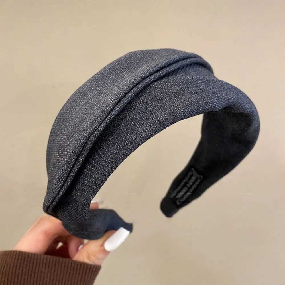 Korean Wide-brimmed Hair Headband Thickened Vintage Headbands Hoop Hair Accessories Girls Gift D260326