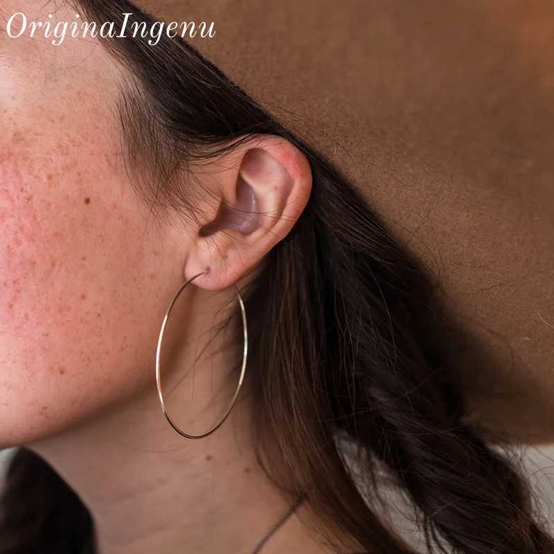 8 Size Thin Hoop Earrings Handmade Jewelry 925 Silver/Gold Filled Brincos Vintage Gold Pendientes Oorbellen Earrinngs For Women H260326