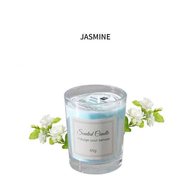 Aromatherapy Candle Premium Gift Box Glass Handmade Soy Wax Smokeless Creative Aromatherapy Candle Companion Gift H260326