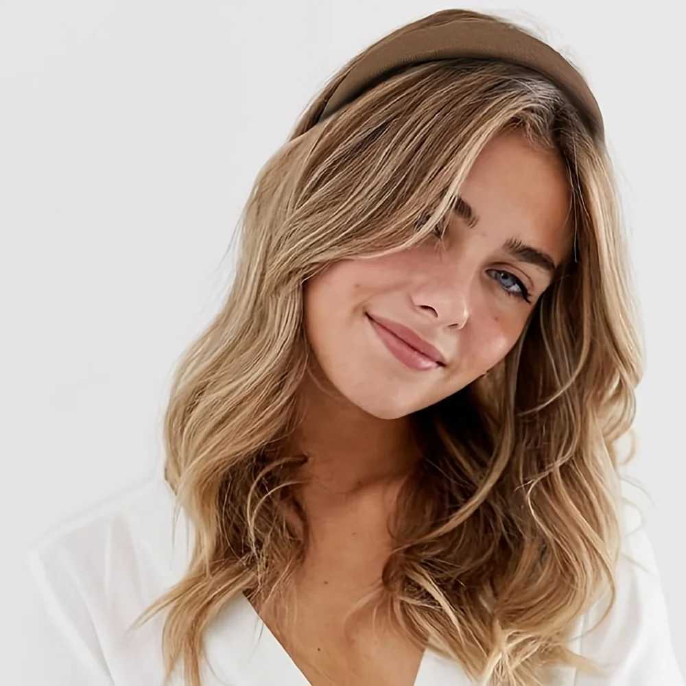 Simple retro style womens headband new style with wide edge and high skull headband random style D260326