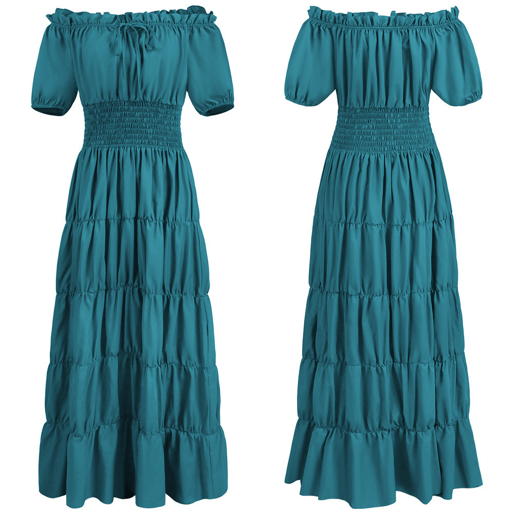 Medieval Renaissance stage coswear Halloween womens dress cosplay role-playing costumes 210609