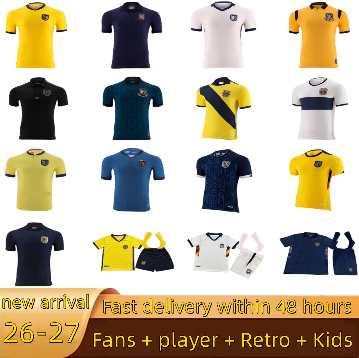 Ecuador 2026 World Cup soccer jerseys PAEZ home away 100Th IBARRA MENA PRECIADO M.CAICEDO PACHO 26 27 Estrada Special Centenary Hincapie football shirt kids kit