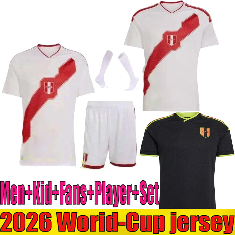 2026 Peru World Cup soccer jerseys 26 27 home PENA CARTAGENA NORIEGA LAPADULA REYNA football shirt GUERRERO TAPIA men uniforms