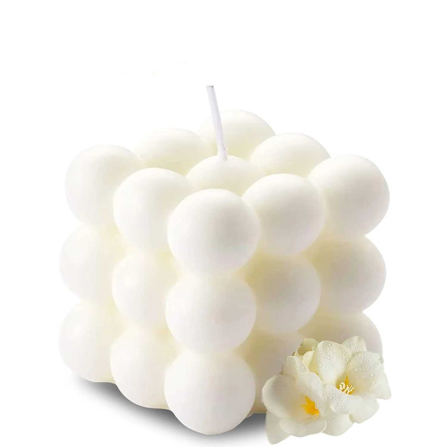 Scented Bubble Cube Candles for Home Aesthetic Room Decor Ideal Gift for House Warming Wedding Birthday ChristmasValentine H260326