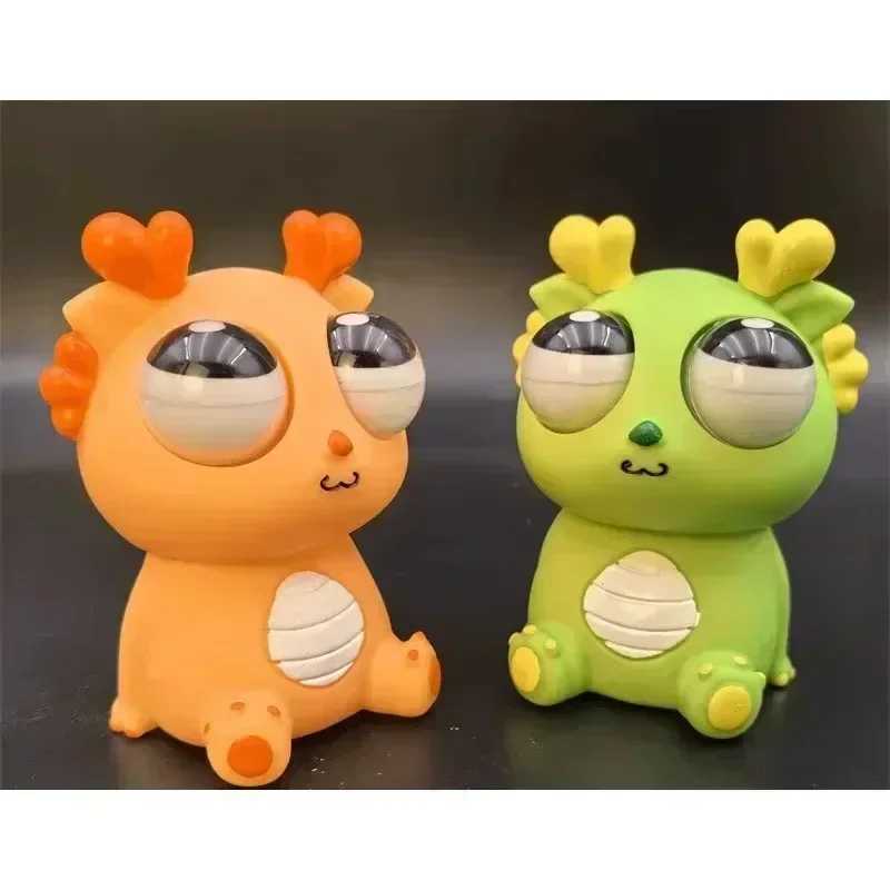 Pop Eye Dragon Pinch Joy Decompression Toy The Year of The Loong Squeeze Eye Staring Little Dragon Figure To Vent Pop Eye Dragon H260326
