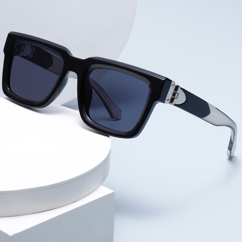 Millionaire Square Sunglasses Men Vintage Luxury Sun Glasses Trendy Fashion Glasses Gafas De Sol Hombre Lunette Soleil Femme CB Fashion Accessories