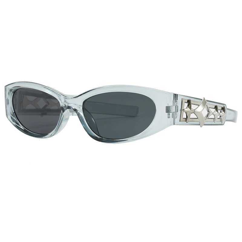 Vintage Cat Eye Sunglasses Women Men Artistic Sense Luxury Shades Party Travel Sun Glasses Lady Man UV400 Protective Glasses D260326