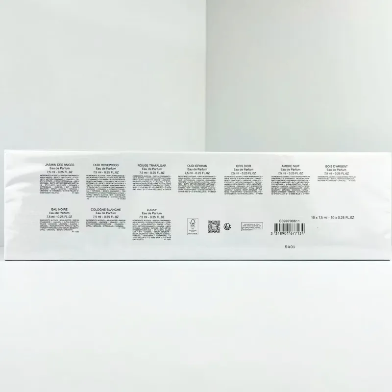 Luxuries Designer Cologne Women Perfume Set 7.5ml 10 Oud Rosewood Jasmine Des Anges Amber Nuit Lucky Eau De Parfum Long Lasting Smell High Quality Gif