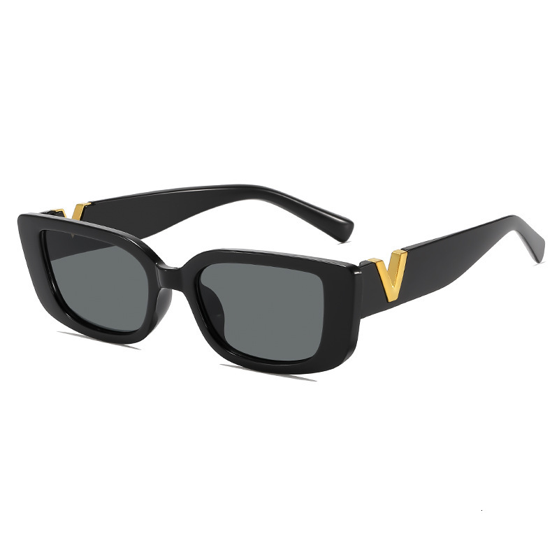 Luxury Brand Designer Sunglasses European And American Style Sunglasses UV Protection Strong Light Internet Celebrity Women's Glasses High-End Su