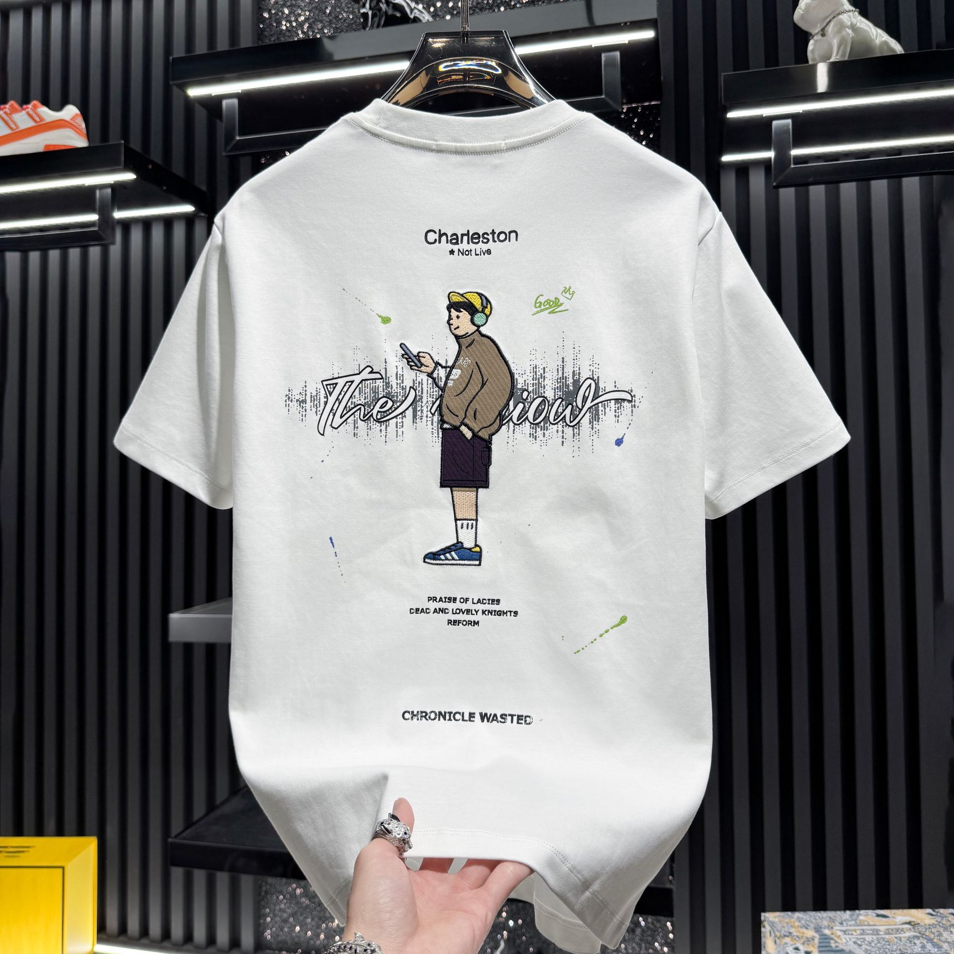 2026 Summer New Arrivals Men's Premium Cartoon Boy Graphic T-Shirts | Trendy Lightweight American Style Short Sleeve Tops