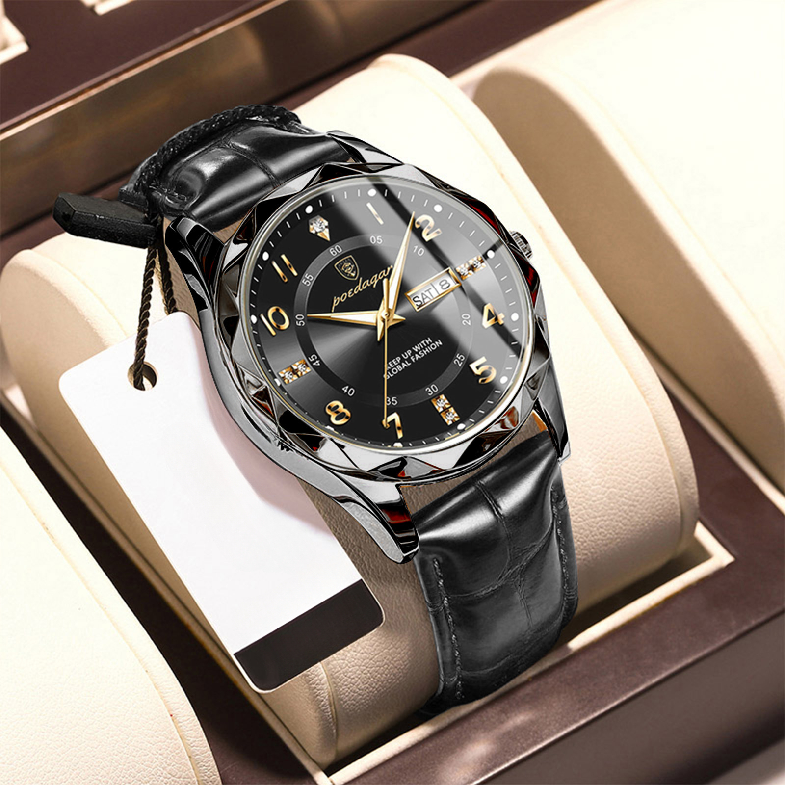 Swiss New Style Men's Watch Water-resistant Luminous Quartz Watch Designer Watch Business Watch Outdoor Sports Watch Luxurious Combination