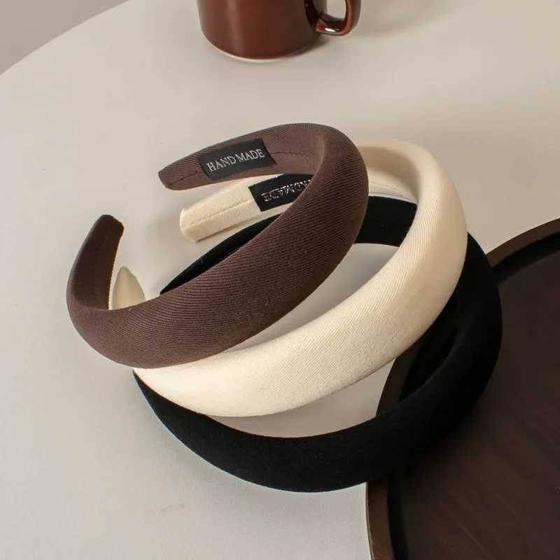 Wide-brimmed Fabric Autumn/winter Hairband Women Wild Go Out Korea Sweet Headband Press Hair Hairband Headband Hair Accessories D260326