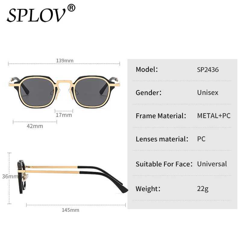 New Fashion Small Square Sunglasses Men Women Retro Punk Shades Male Female Vintage Trendy Driving Glasses UV400 Black Leopard D260326