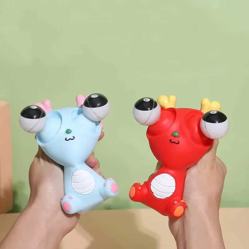 Creative Pop Up Sensory Fidget Object Proptosis Eye Dragon Dinosaur Squeezing Joy Squeezing Staring Eye Funny Toy H260326