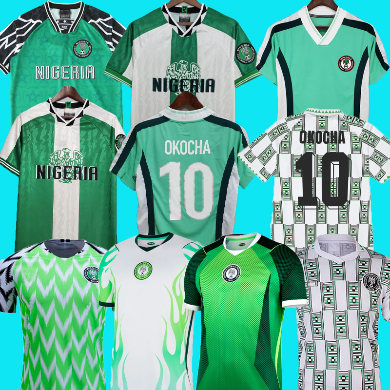 2026 nigeria soccer jerseys 1994 1995 1996 1998 18 retro OCOCHA Osimhen Lookman Ndidi home away vintage football shirt men