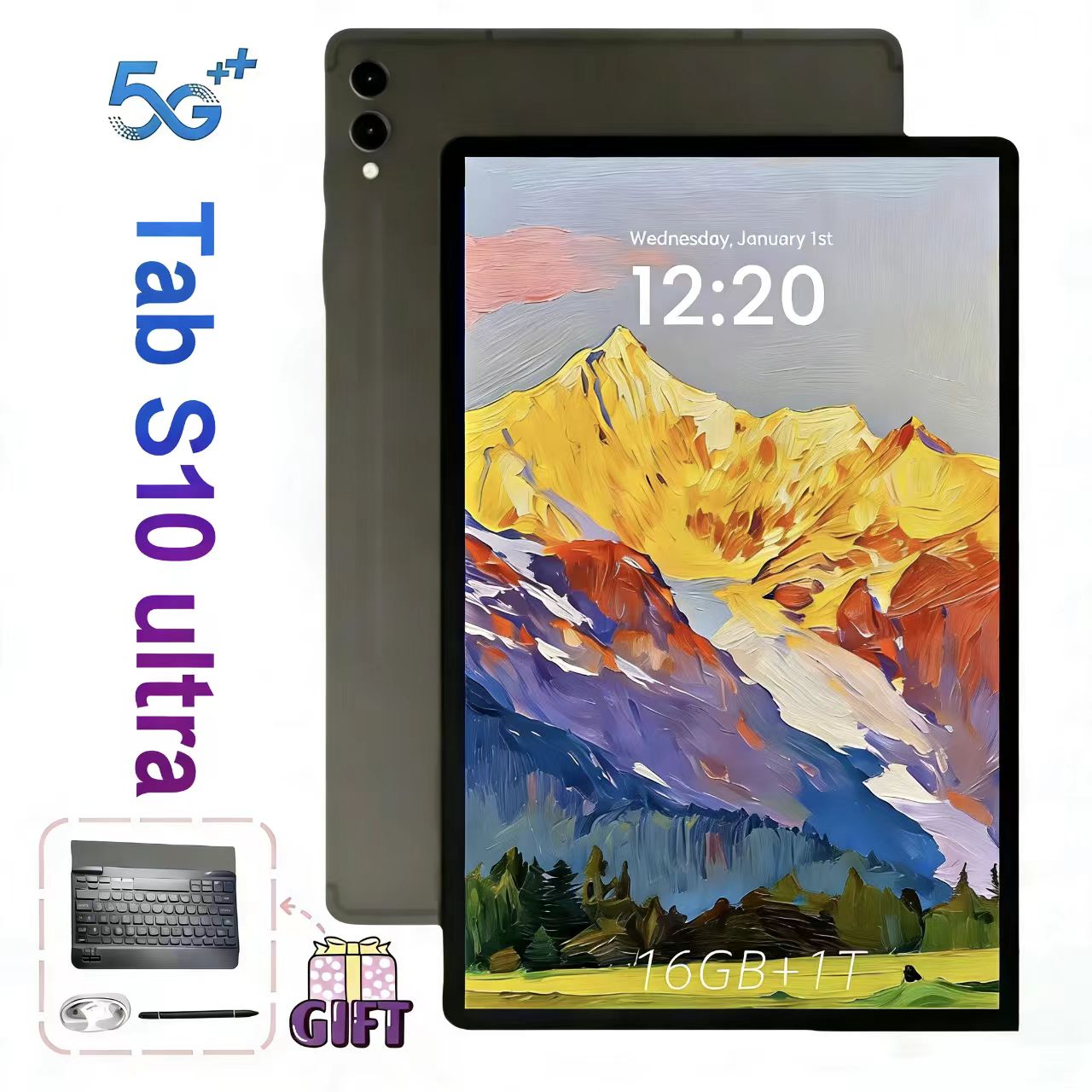 S10 2-in-1 High Definition full touch screen SIM dual Unlock Android support multi-language learning portable tablet Smartphone 1TB