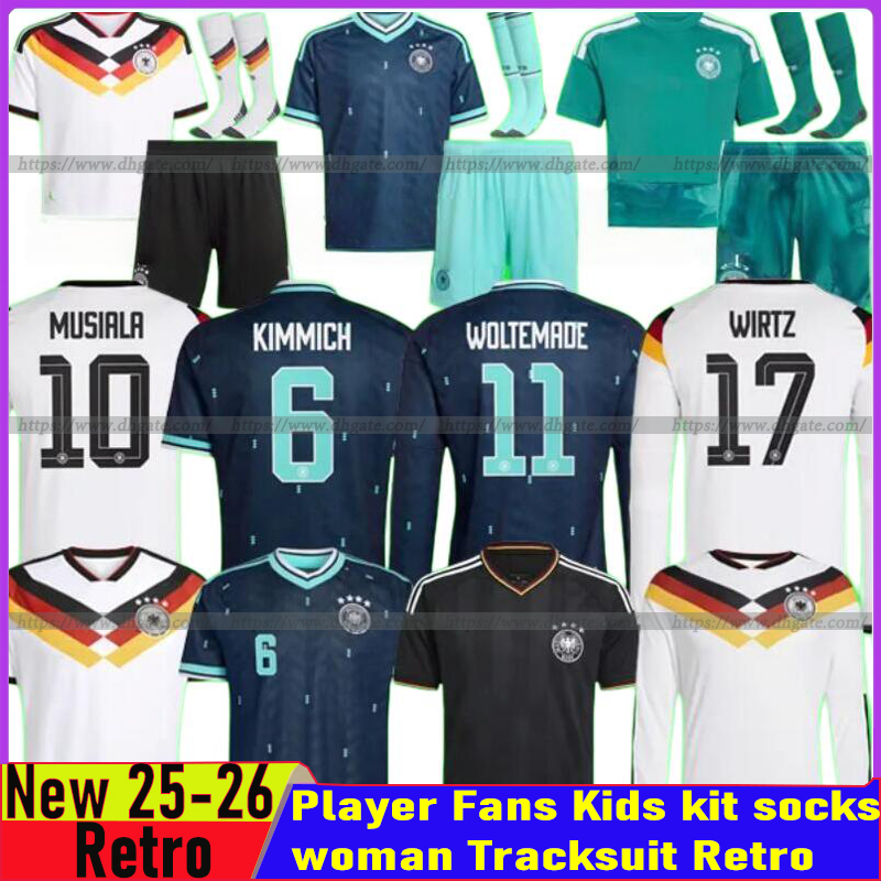 Germany jersey 2026 world cup Germany Kit alemania dfb trikot KIMMICH MUSIALA deutschland trikot 2026 football shirt HAVERTZ Deutschland maillot allemagne 26 27