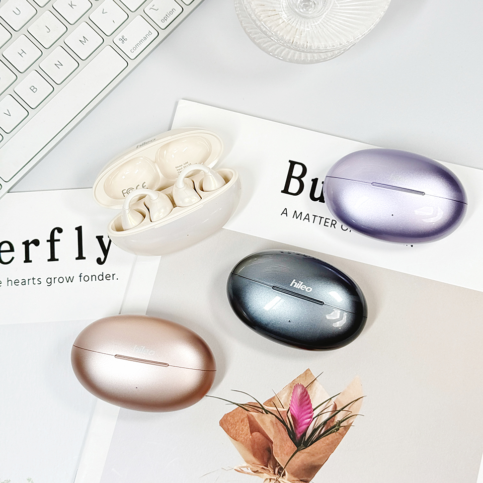 Hi86 V6.0 Wireless Earbuds Ear Clip Headphones RTL8753EFE ENC Noise Canceling Sports Earphones for iPhone 17 16 15 Pro Max Samsung