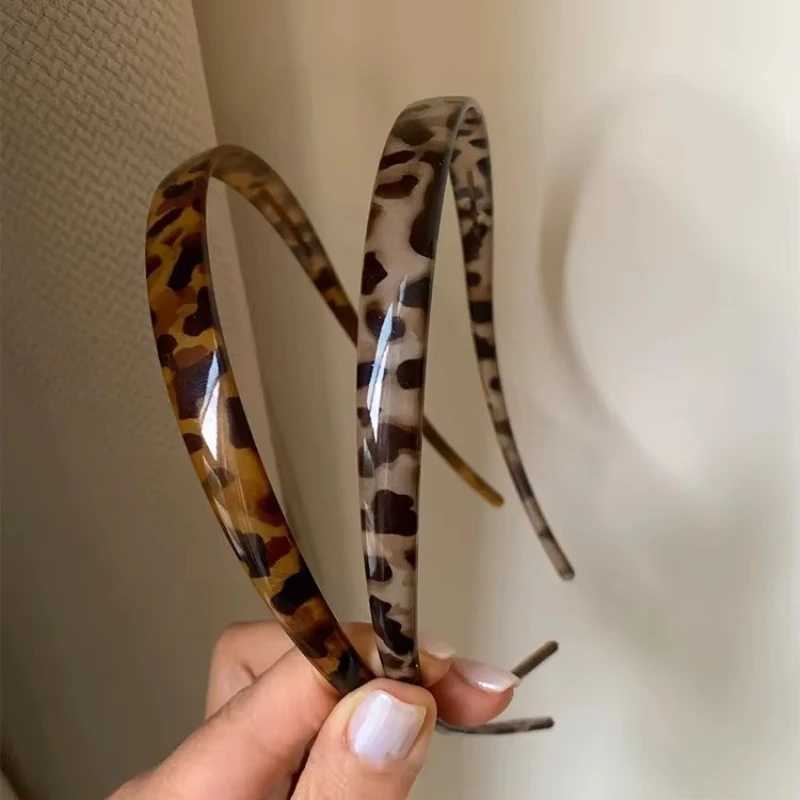New Leopard Pattern Retro Hairband U-shaped Niche Design Headbands Classic Simple Korean StyleHeadband for Woman Girls D260326