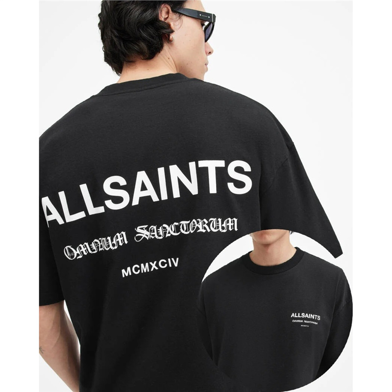 26 New Spring Summer Comfortable Loose Short-Sleeved T-Shirt with Letter Print Men's and Women's Half-Sleeved Round Collar Top T260326