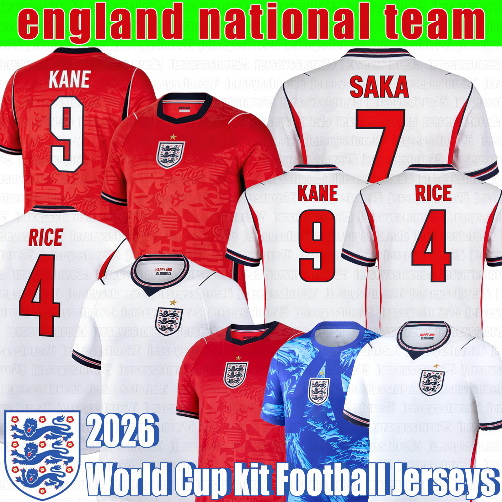 england national team football Jersey 2026 shirt World Cup Kit Ashley Cole Cole Palmer Danny Rose David Beckham Eric Dier Gary Lineker Gascoigne Soccer Jerseys