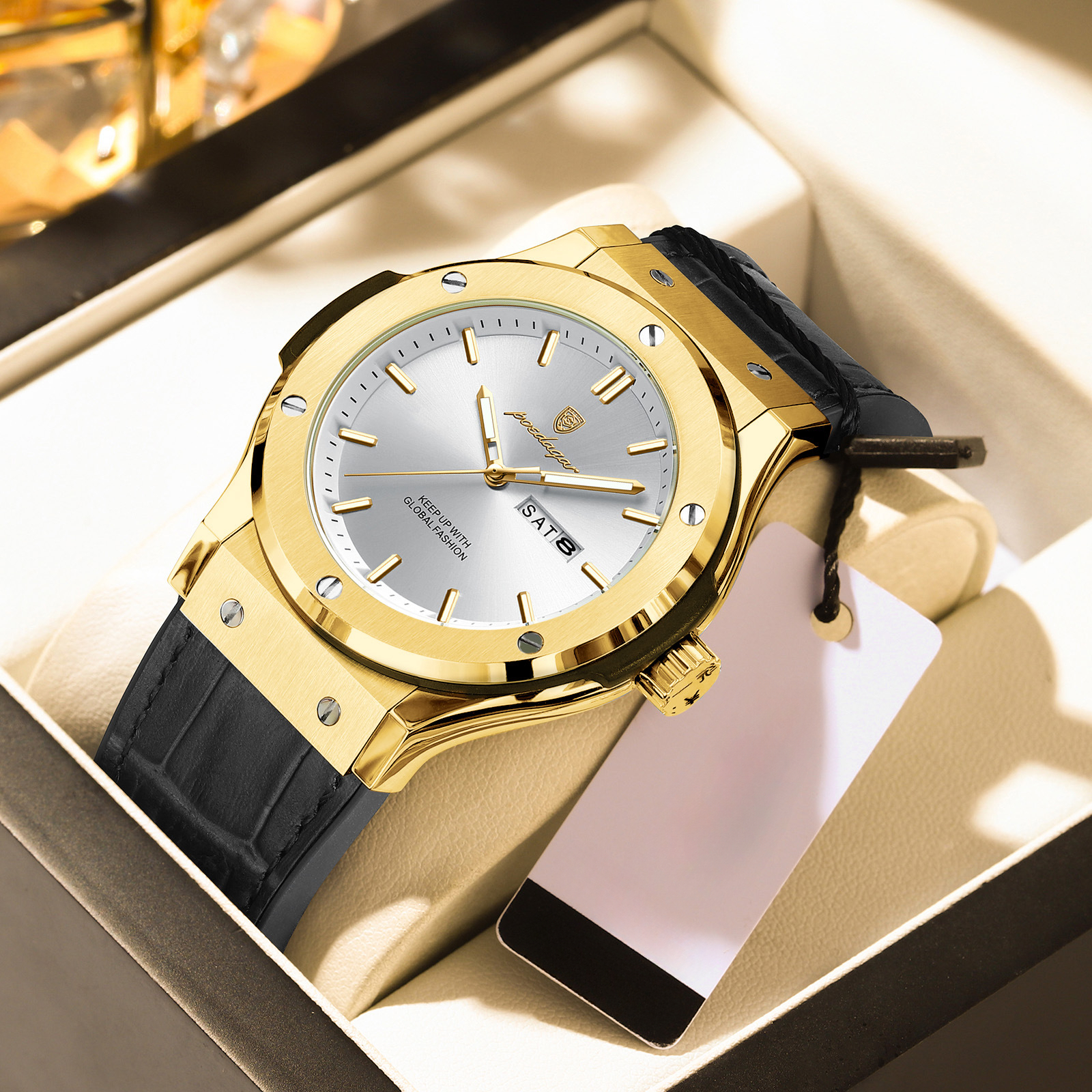 Swiss Brand - Men's Waterproof Luminous Luxurious New Quartz Wristwatch Designer Watch Business Watch Outdoor Sports Wristwatch