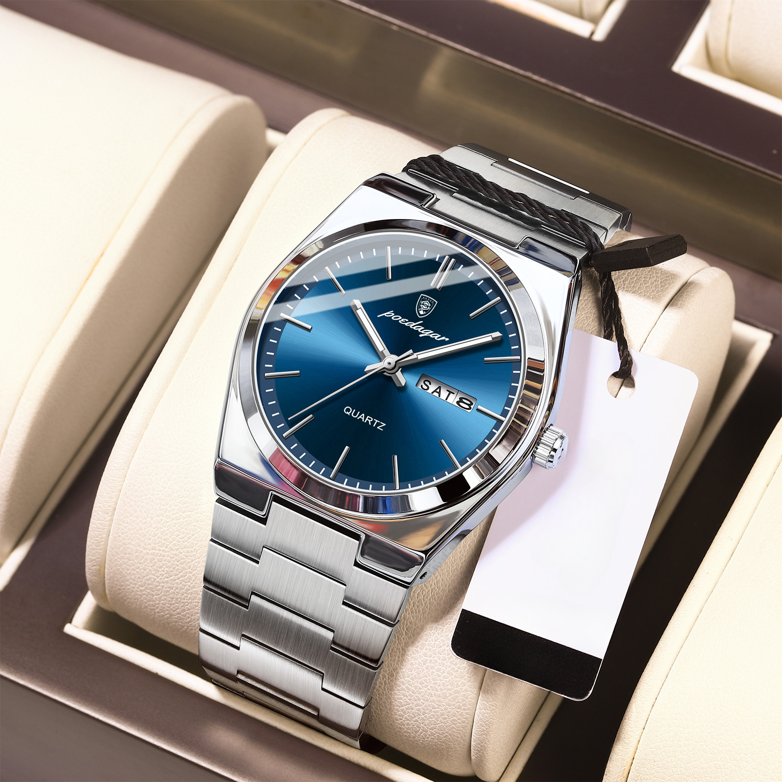 Swiss Brand's New Ultra-thin Men's Wristwatch - Waterproof, Luminous Quartz Watch Designer Watch Outdoor Sports Watch Luxurious Accessory