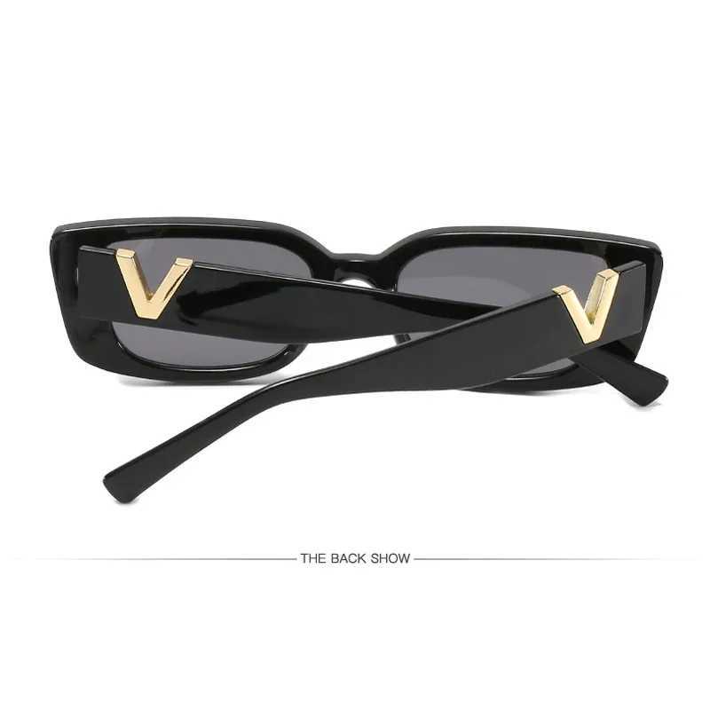Retro Rectangle Sunglasses Women Brand Designer Vintage Small Frame Sun Glasses Ladies Classic Black Square Oculos De Sol D260326
