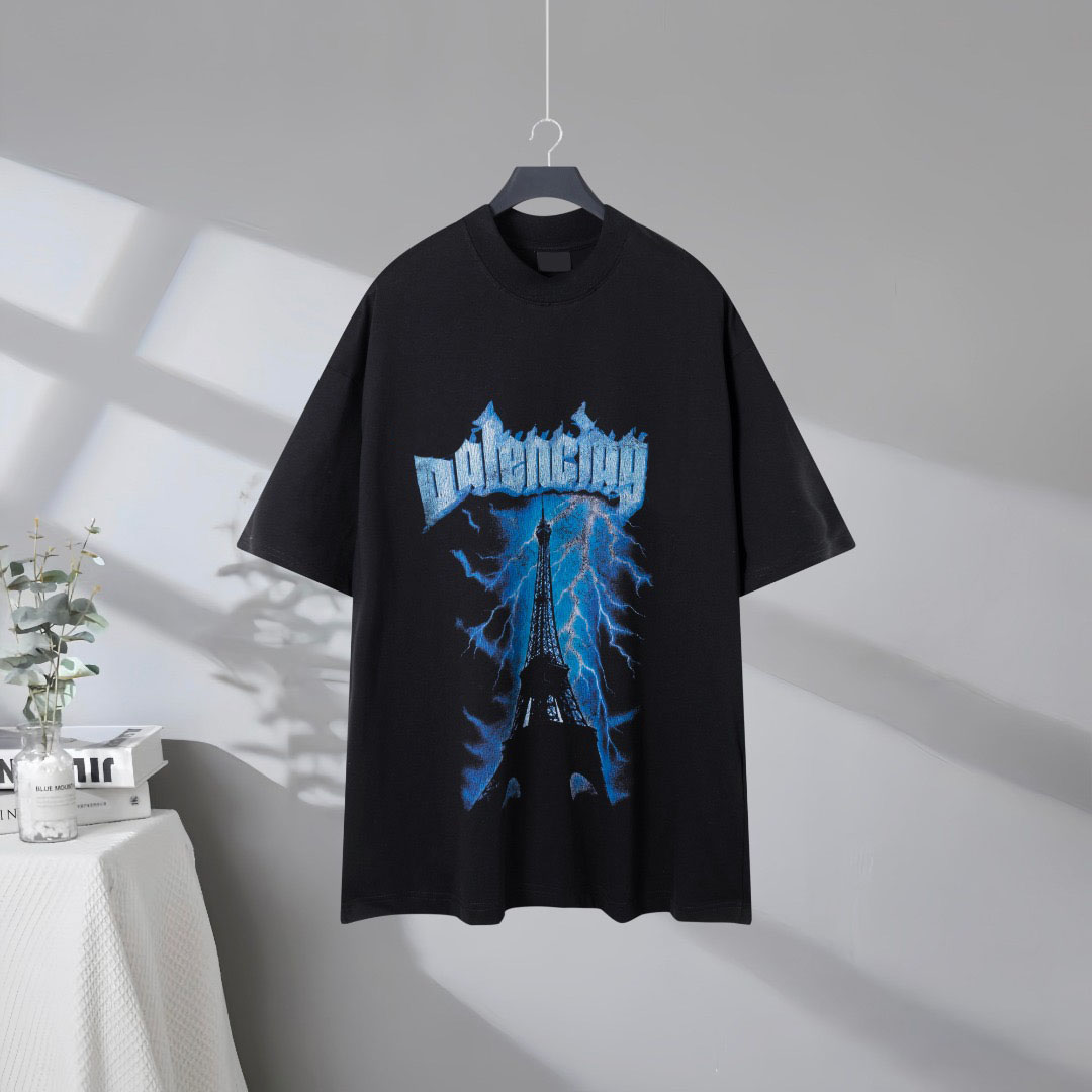 Men's Plus Tees & Polos Round neck embroidered and printed polar style summer wear with street pure cotton cyy9642 2rf0