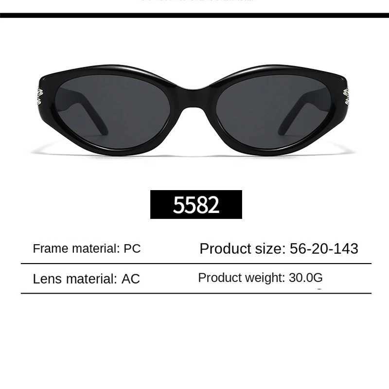 2025 New Women Summer Cat Eye Sunglasses Fashion Korea Street Sunglass Elegant Lady Retro Outdoor Sports Fishing Eyewear UV400 D260326